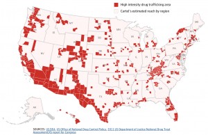 drug cartel map