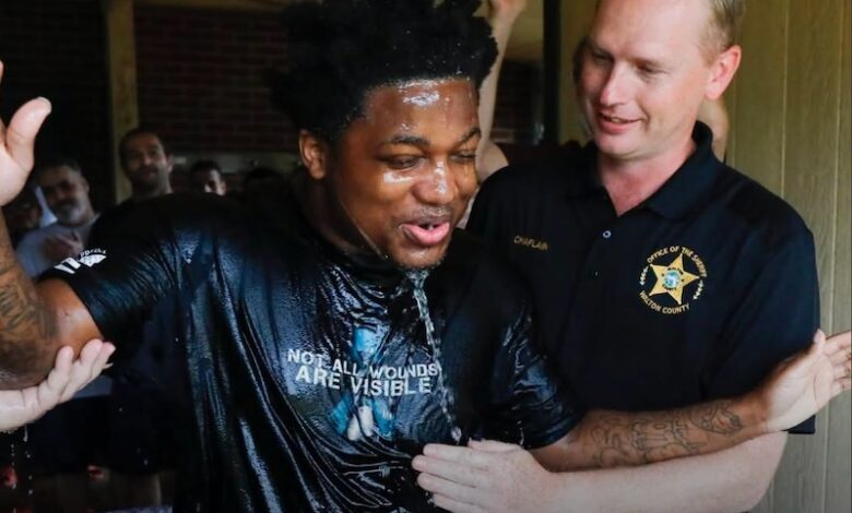 florida jail baptized
